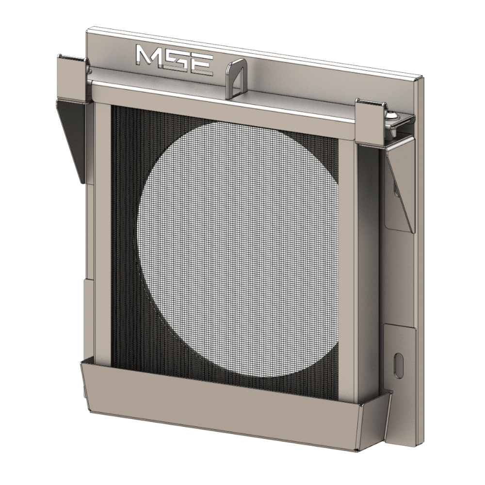 filtre séparatif etanche 400 + toile inox fse 400 ti vue isométrique
