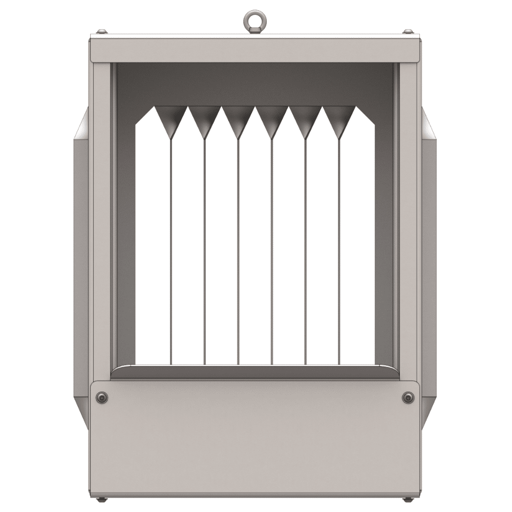 panier dégrilleur aluminium 400 pda 400 vue de face