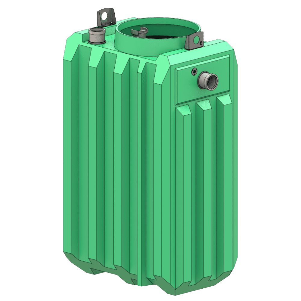 séparateur à fécules pe taille 03 sfpe 03 vue isométrique