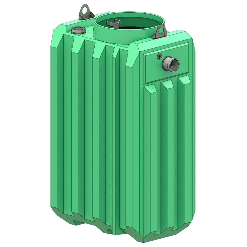 séparateur à fécules pe taille 03 sfpe 03 vue isométrique