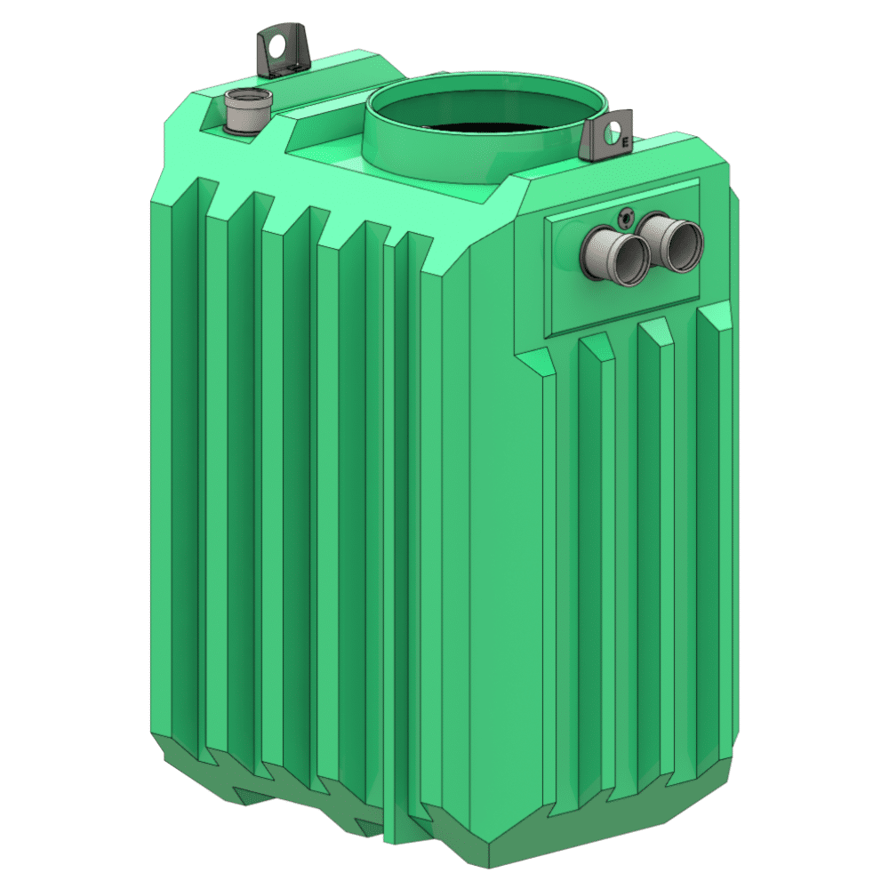 séparateur à graisses et fécules pe taille 05 sdgfpe 05 vue isométrique