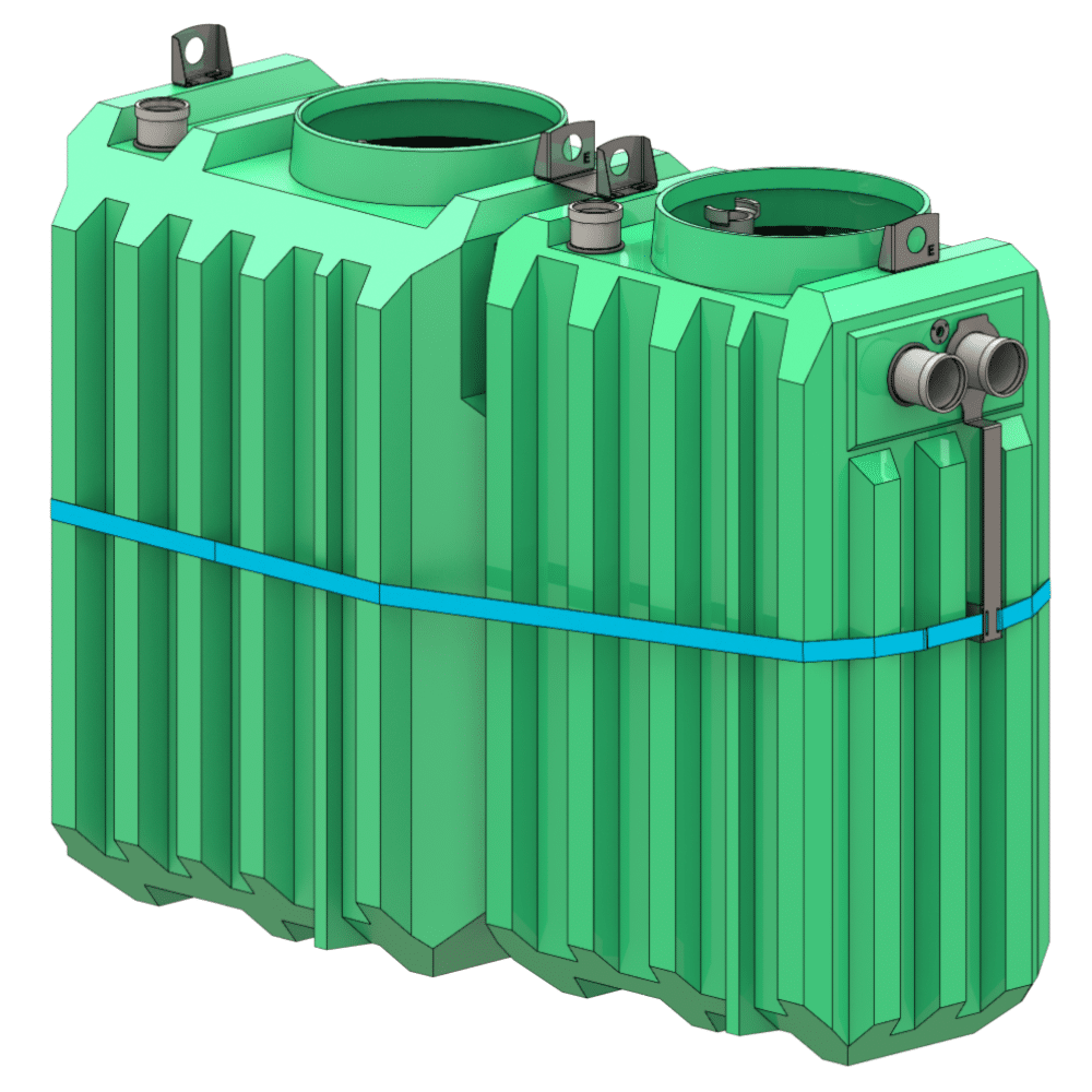séparateur à graisses et fécules pe taille 07 sdgfpe 07 vue isométrique